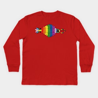 Pride Anomalocaris Kids Long Sleeve T-Shirt